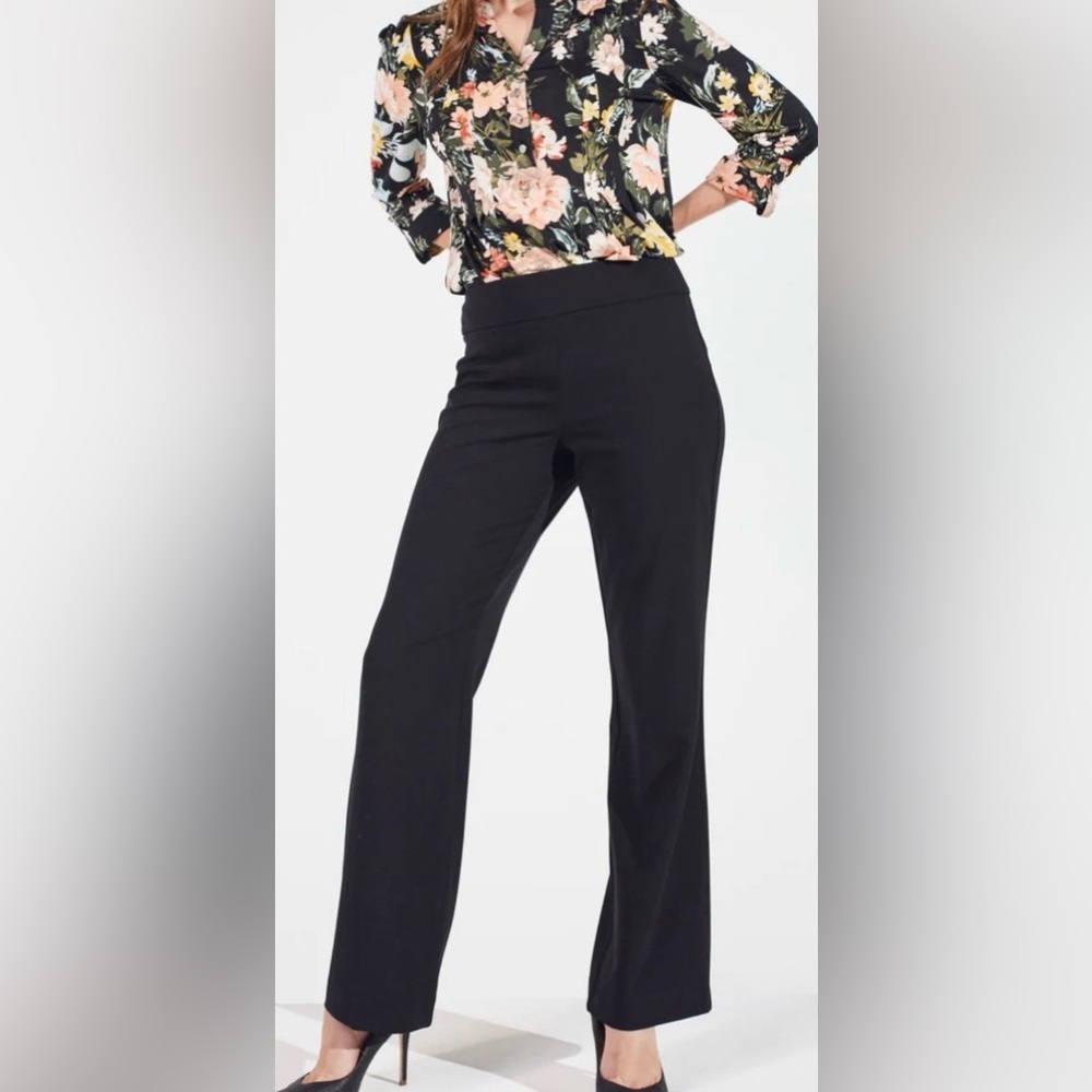 New secret agent pull-on dress trouser pants size 2 dress barn roz & ali